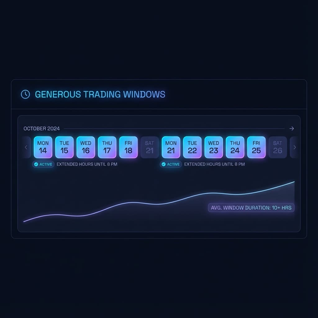 Generous Trading Windows